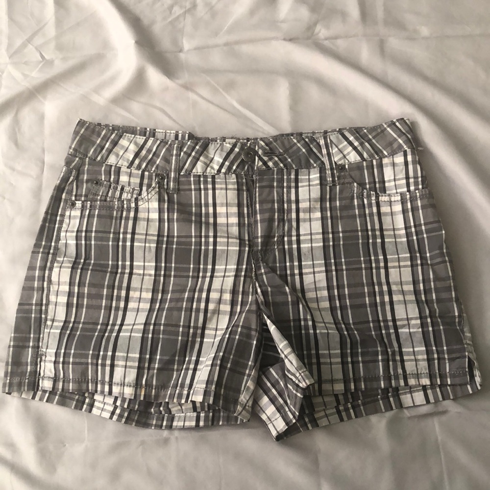 Mini Plaid Shorts